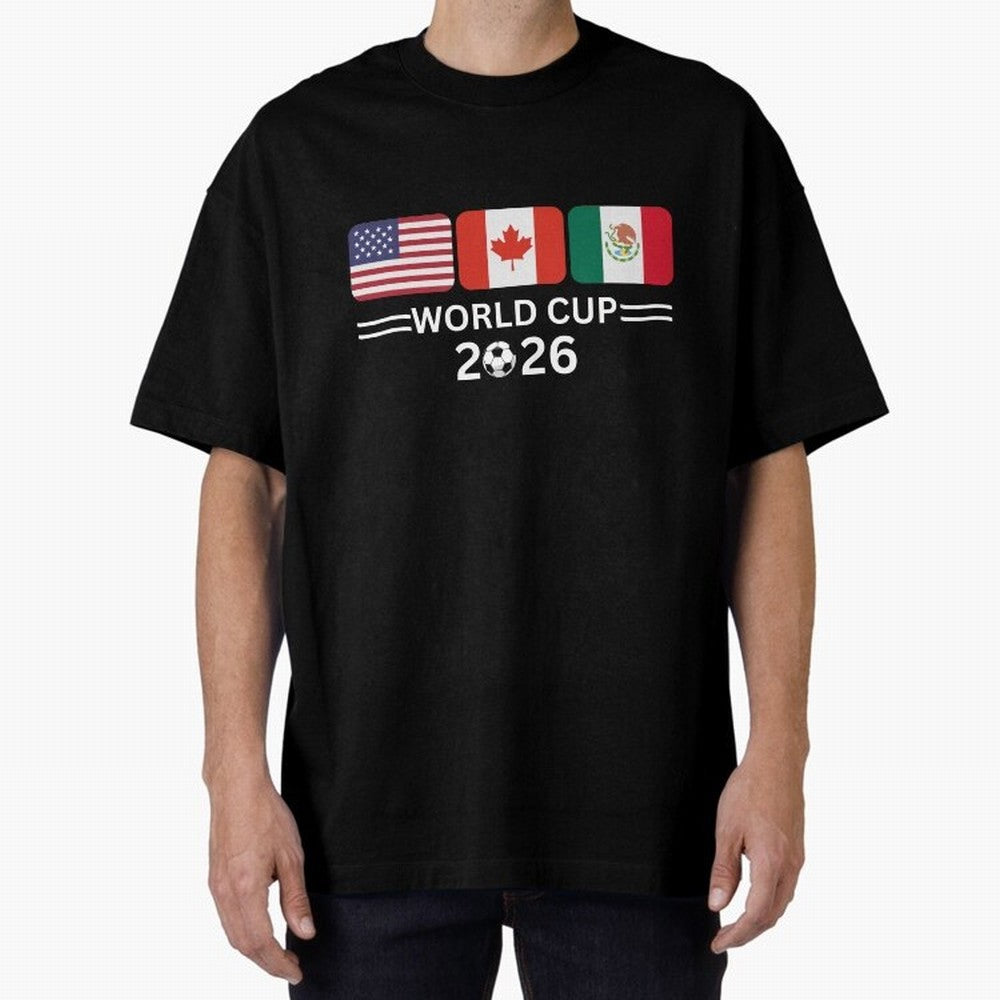 Football World Cup 2026 USA Canada Mexico Soccer & Football Fan Classic T-Shirt Bring International Match Energy to FIFA World Cup 2026 for Fans of Messi and Cristiano Ronaldo and England and Germany, Bringing Global Supporter Spirit, Legendary