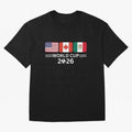 Football World Cup 2026 USA Canada Mexico Soccer & Football Fan Classic T-Shirt Bring International Match Energy to FIFA World Cup 2026 for Fans of Messi and Cristiano Ronaldo and England and Germany, Bringing Global Supporter Spirit, Legendary