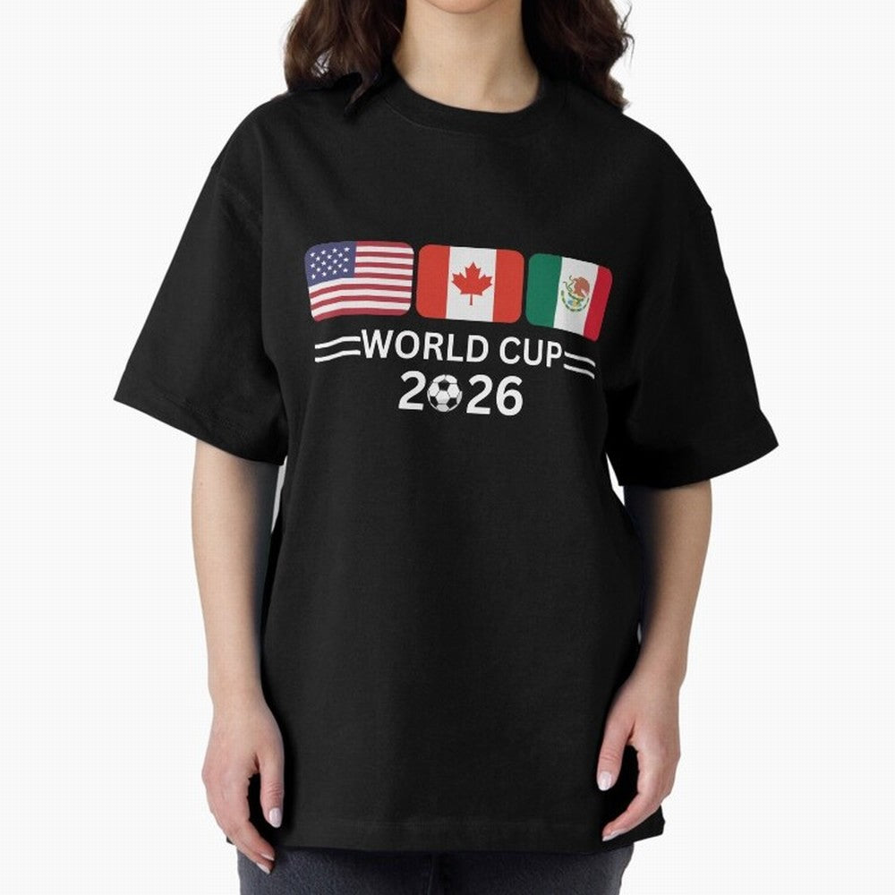 Football World Cup 2026 USA Canada Mexico Soccer & Football Fan Classic T-Shirt Bring International Match Energy to FIFA World Cup 2026 for Fans of Messi and Cristiano Ronaldo and England and Germany, Bringing Global Supporter Spirit, Legendary