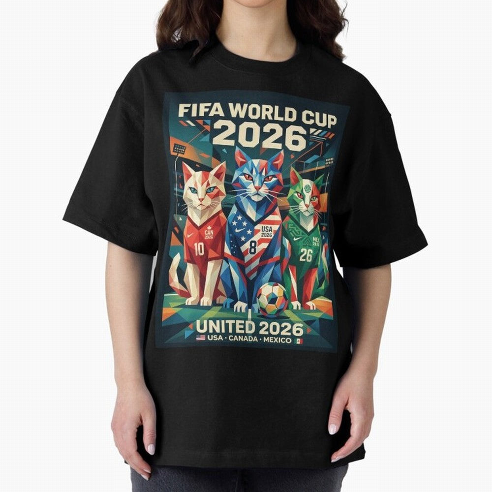 The Cats Football World Cup Classic T-Shirt Enjoy the FIFA World Cup 2026 Group Stage Journey through Neymar, Haaland and Cristiano Ronaldo Highlights, Netherlands Pride, Supporter Pride, Iconic Celebrations, Legendary Names and Global Match Day