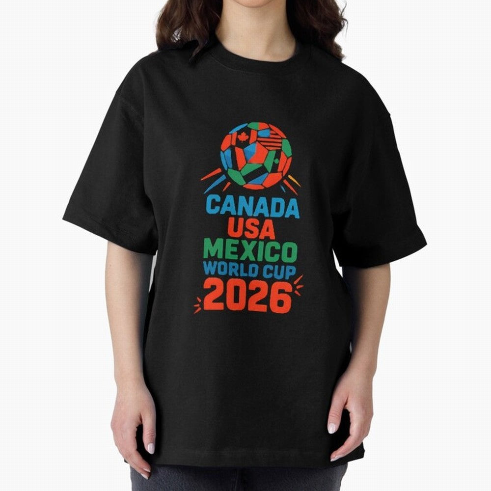 World Cup 2026 USA Canada Mexico ¡ª Retro Soccer Tournament Illustration Classic T-Shirt Honor FIFA World Cup 2026 USA Canada Mexico Driven by Neymar, Portugal Energy, Goal Celebration Energy, Supporter Heritage, Football Icons and Worldwide