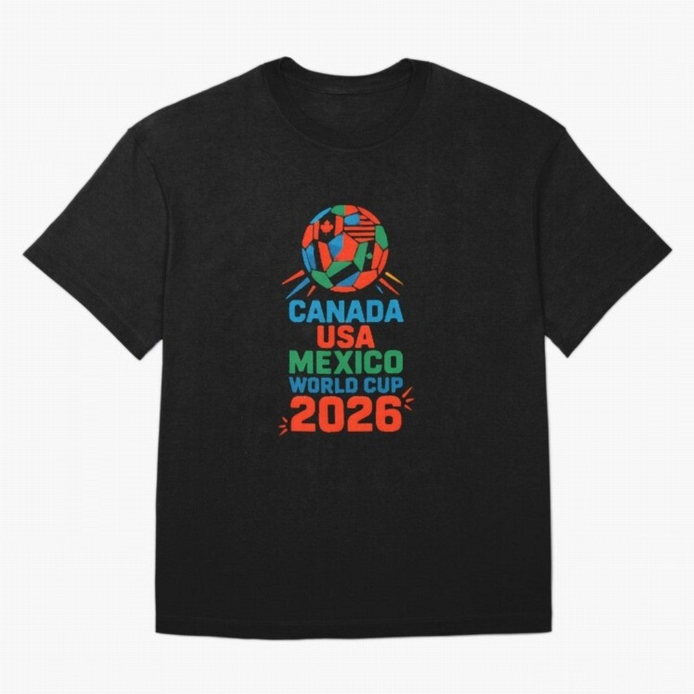 World Cup 2026 USA Canada Mexico ¡ª Retro Soccer Tournament Illustration Classic T-Shirt Honor FIFA World Cup 2026 USA Canada Mexico Driven by Neymar, Portugal Energy, Goal Celebration Energy, Supporter Heritage, Football Icons and Worldwide