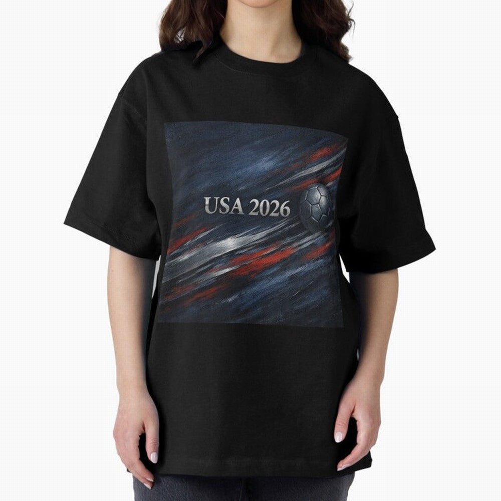 USA 2026 Soccer Event Design Classic T-Shirt Show Love for Legendary Goals in FIFA World Cup 2026 for Fans of Messi, Neymar and Mbappe and Germany, Bringing Championship Spirit, Famous Goals, Roaring Crowds and International Football Unity; Great