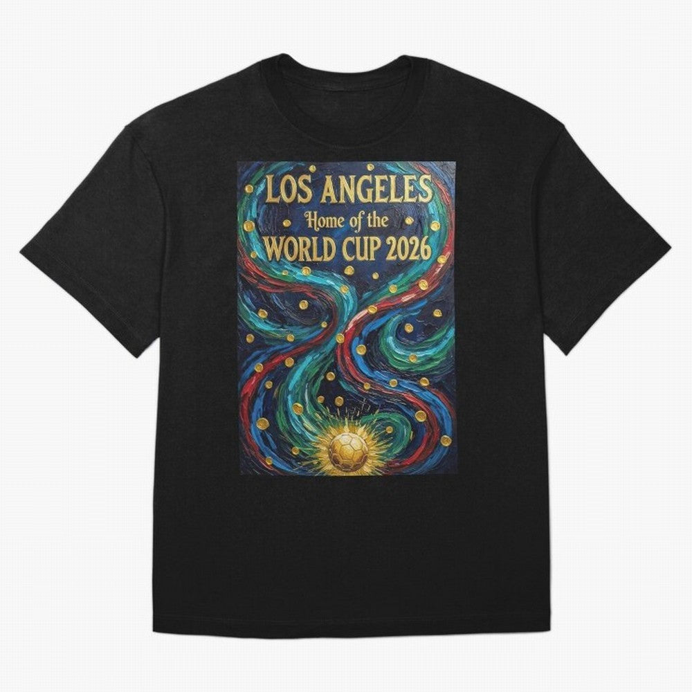 Los Angeles Home of the World Cup 2026 Soccer Fan ¡ª Moody Jewel Art Print Classic T-Shirt Bring Champion Energy into the FIFA World Cup 2026 Group Stage Journey through Messi, Neymar and Mbappe Highlights, France Pride, Stadium Memories, Football