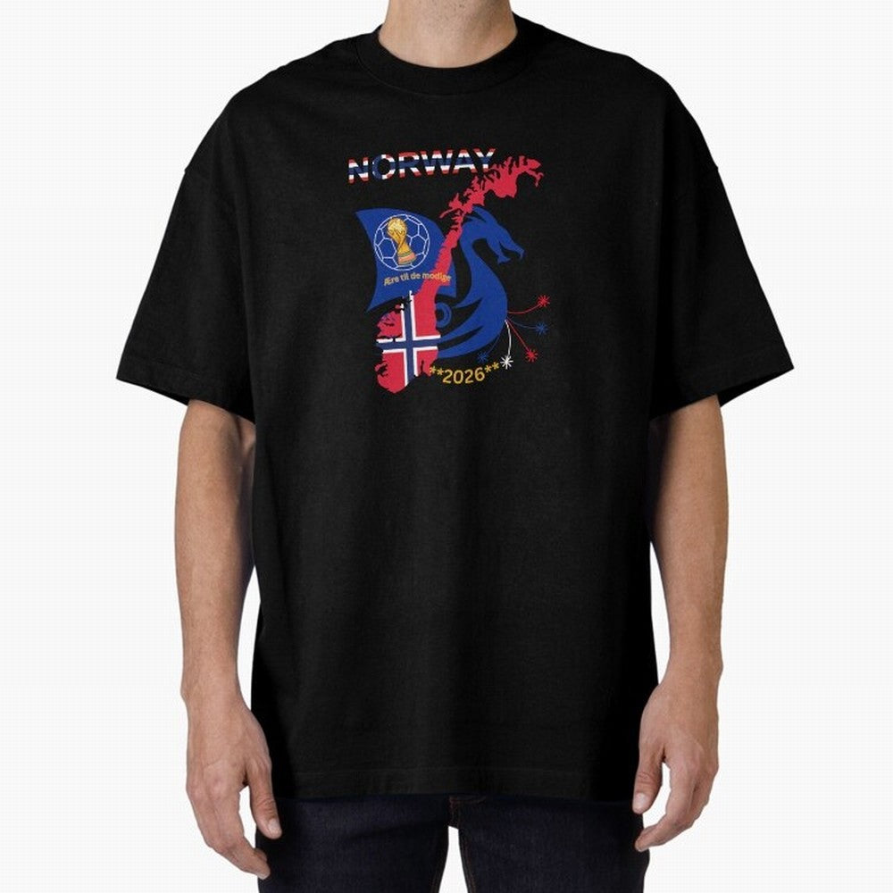 Norway 2026 Classic T-Shirt Upgrade FIFA World Cup 2026 USA Canada Mexico Inspired by Messi and Cristiano Ronaldo, Spain and Netherlands Energy, Global Supporter Spirit, Legendary Goals, National Colors and Tournament Celebration; Perfect for