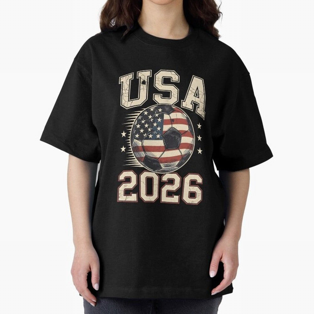 USA 2026 World Cup Soccer Classic T-Shirt Represent the Passion of the FIFA World Cup 2026 Group Stage Journey through CR7 and Messi Highlights, Brazil Pride, Worldwide Fan Energy, Dramatic Goals, Stadium Lights and Championship Celebrations; Great