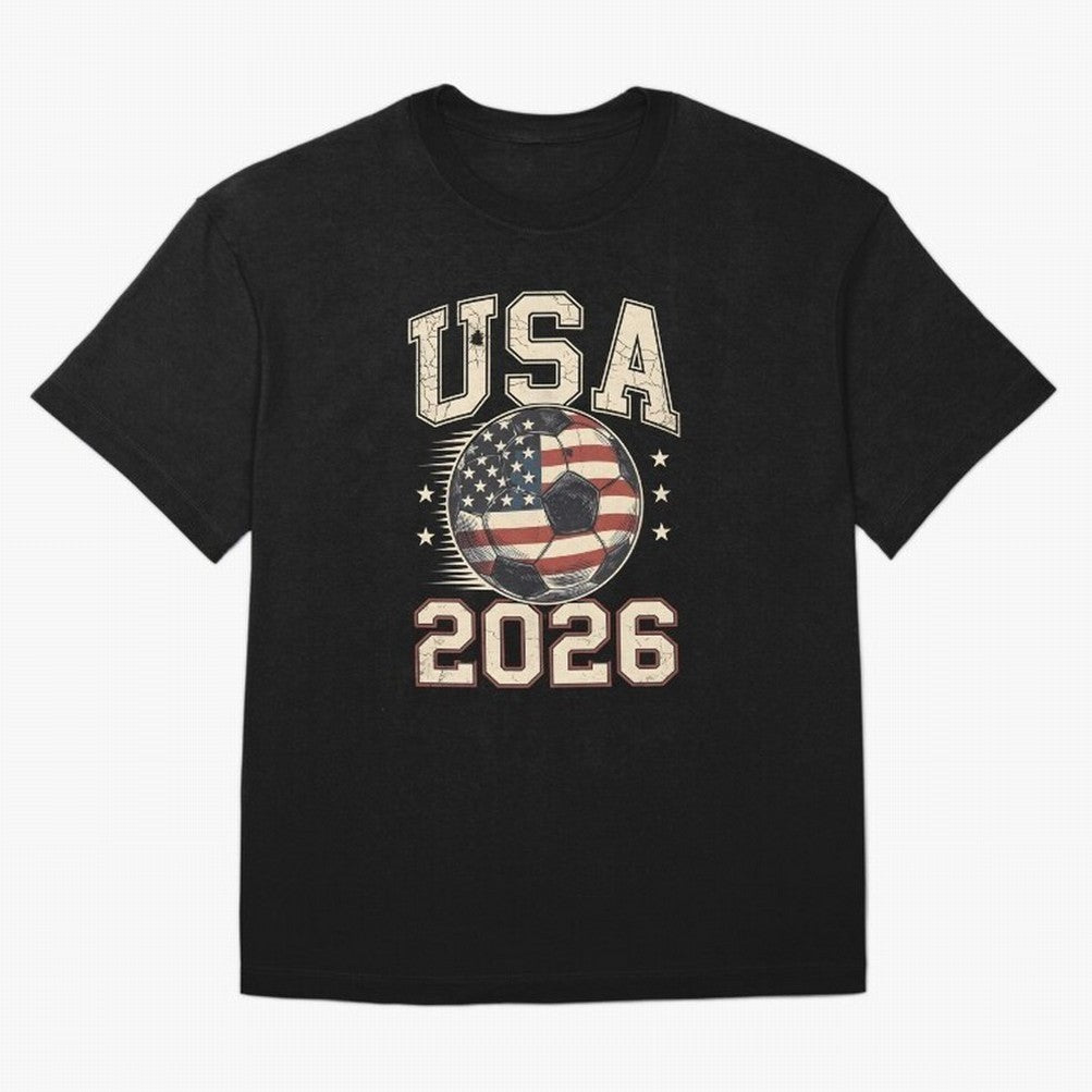 USA 2026 World Cup Soccer Classic T-Shirt Represent the Passion of the FIFA World Cup 2026 Group Stage Journey through CR7 and Messi Highlights, Brazil Pride, Worldwide Fan Energy, Dramatic Goals, Stadium Lights and Championship Celebrations; Great