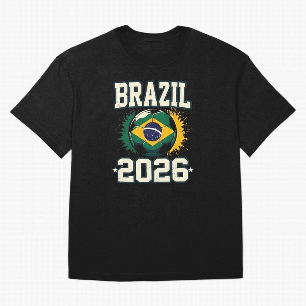 Brazil Soccer Football 2026 Classic T-Shirt Bring Champion Energy into the FIFA World Cup 2026 Journey through Haaland Highlights, Argentina Pride, Football Festival Excitement, Trophy Ambitions, Country Rivalries and Star Player Buzz; Made for Die