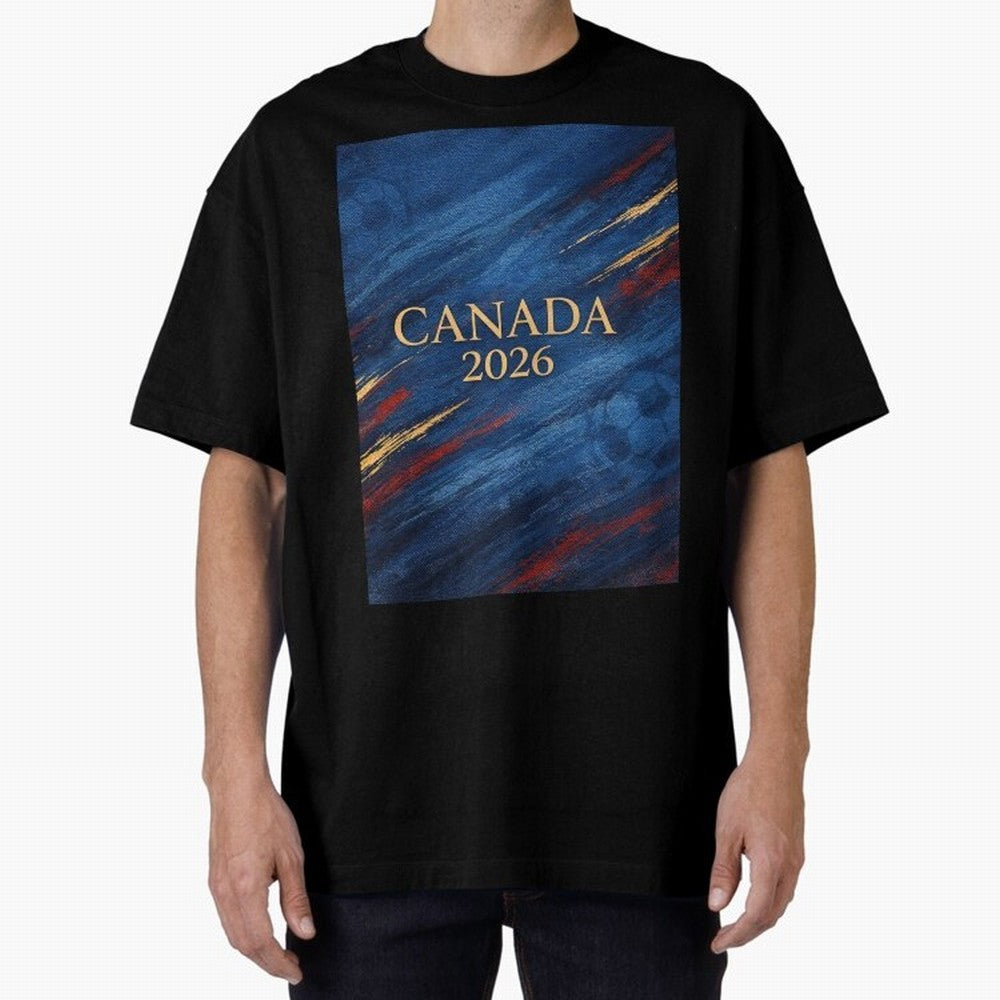 Elegant and Luxury Canada 2026 Soccer Theme Classic T-Shirt Bring Champion Energy into the FIFA World Cup 2026 Group Stage Journey through Neymar, Haaland and Cristiano Ronaldo Highlights, Argentina Pride, Match Day Excitement, Supporter Culture,