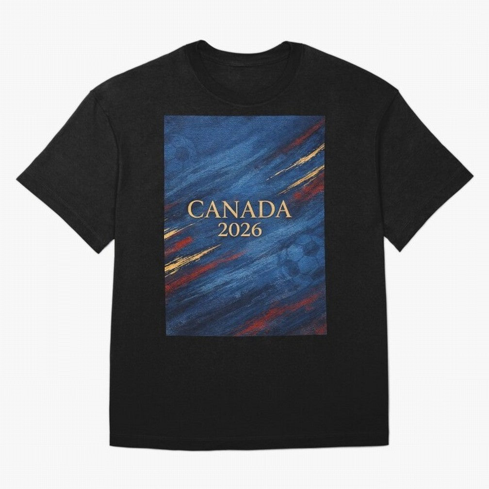 Elegant and Luxury Canada 2026 Soccer Theme Classic T-Shirt Bring Champion Energy into the FIFA World Cup 2026 Group Stage Journey through Neymar, Haaland and Cristiano Ronaldo Highlights, Argentina Pride, Match Day Excitement, Supporter Culture,