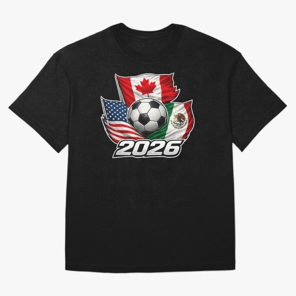 Soccer 2026 USA Canada Mexico ¨C World Football Flags Classic T-Shirt Represent Football Lovers during the FIFA World Cup 2026 Journey through Messi and Cristiano Ronaldo Highlights, Germany Pride, Game Day Rituals, Football Legends, Country Pride