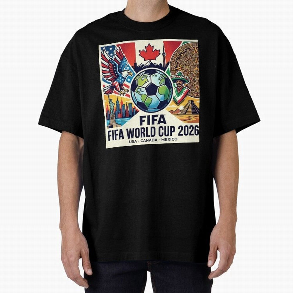 North America United Soccer 2026 Vintage Crest Classic T-Shirt Celebrate Unforgettable Nights in FIFA World Cup 2026 Group Stage Spirit, Capturing England, France and Netherlands, Messi, Neymar and Mbappe, Goal Celebration Energy, Supporter