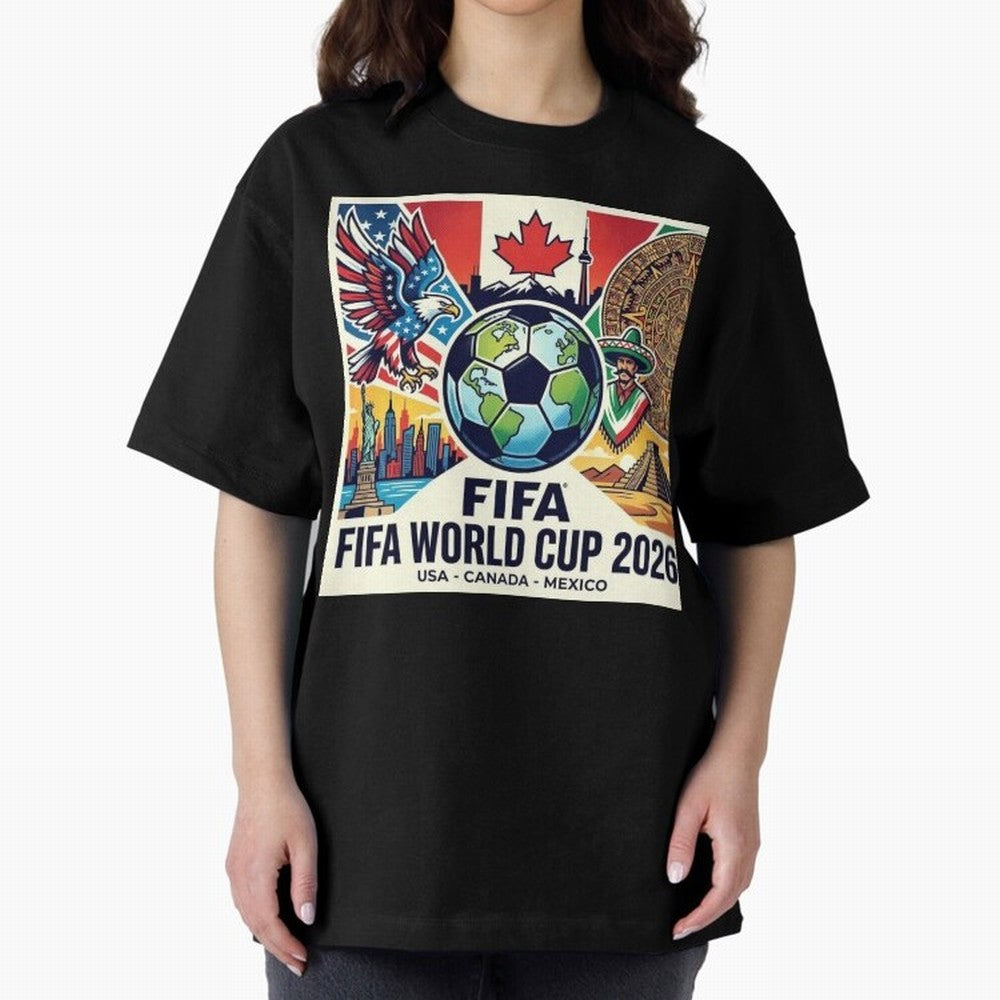 North America United Soccer 2026 Vintage Crest Classic T-Shirt Celebrate Unforgettable Nights in FIFA World Cup 2026 Group Stage Spirit, Capturing England, France and Netherlands, Messi, Neymar and Mbappe, Goal Celebration Energy, Supporter