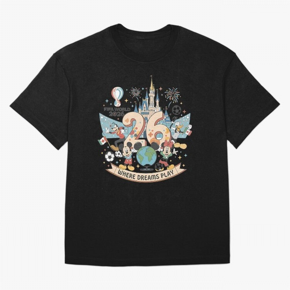 Dreamland Football World Cup26 Classic T-Shirt Make the Season About the FIFA World Cup 2026 Journey through Neymar, Haaland and Cristiano Ronaldo Highlights, France and Portugal Pride, Football Passion, Legendary Performances, Festival Vibes and