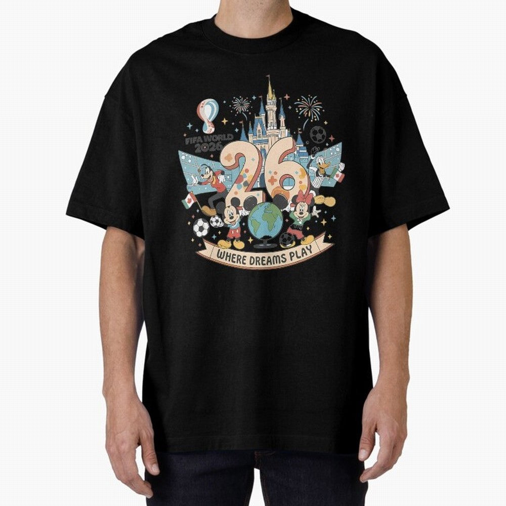 Dreamland Football World Cup26 Classic T-Shirt Make the Season About the FIFA World Cup 2026 Journey through Neymar, Haaland and Cristiano Ronaldo Highlights, France and Portugal Pride, Football Passion, Legendary Performances, Festival Vibes and