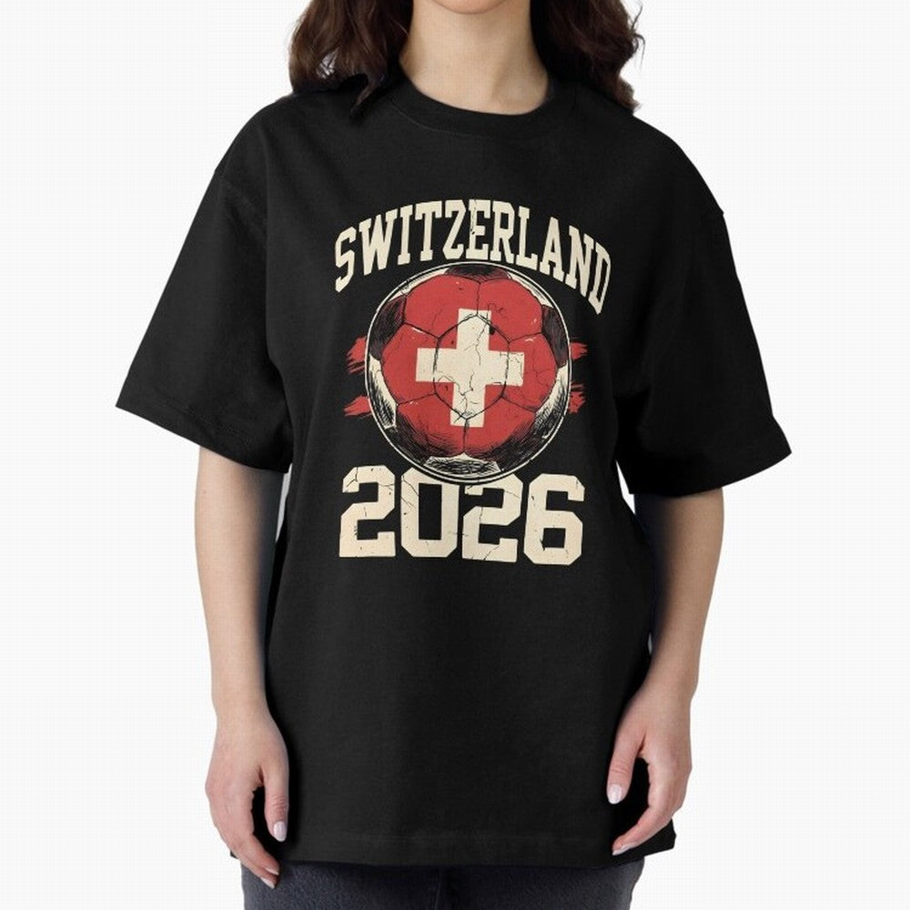 Switzerland 2026 World Cup Classic T-Shirt Create FIFA World Cup 2026 USA Canada Mexico for Fans of Cristiano Ronaldo and England, Bringing Stadium Memories, Football Loyalty, International Chants and Championship Tradition; Built for Supporters
