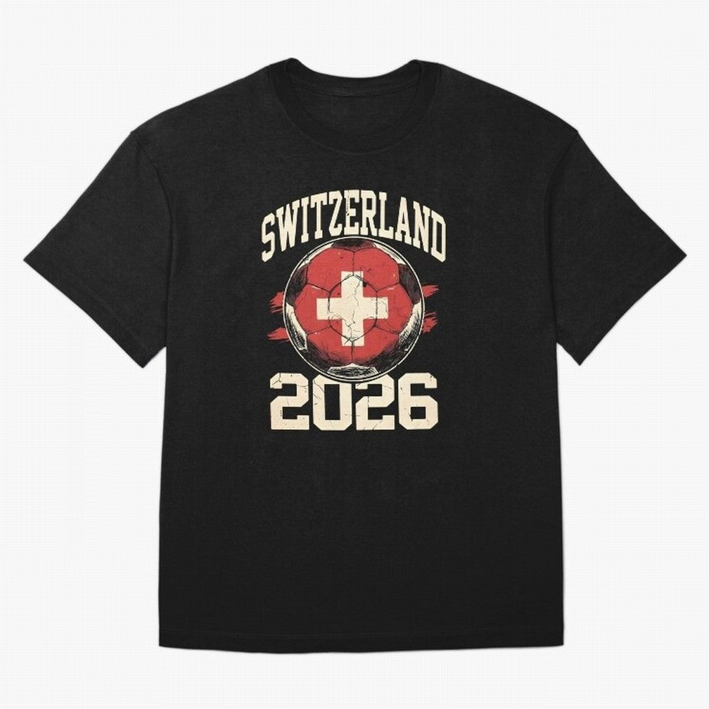 Switzerland 2026 World Cup Classic T-Shirt Create FIFA World Cup 2026 USA Canada Mexico for Fans of Cristiano Ronaldo and England, Bringing Stadium Memories, Football Loyalty, International Chants and Championship Tradition; Built for Supporters