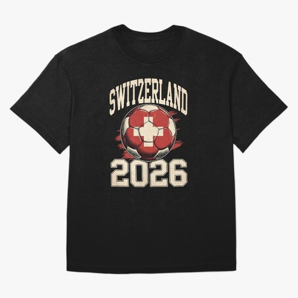 Switzerland 2026 World Cup Classic T-Shirt Celebrate Every Goal in Global Football Passion for FIFA World Cup 2026, Filled with Messi, Neymar and Mbappe, France, Game Day Rituals, Football Legends, Country Pride and the Road to the Final; Created