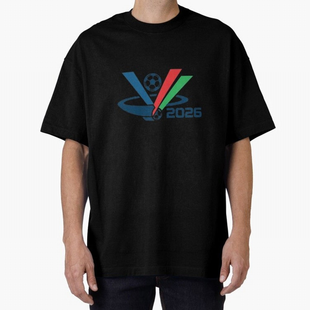 Minimalist FIFA 2026 V-Logo Design Classic T-Shirt Celebrate Football Heritage in FIFA World Cup 2026 Filled with Cristiano Ronaldo, Haaland and CR7, France Energy, Fan Favorite Moments, National Team Passion, Big Match Drama and Soccer History;