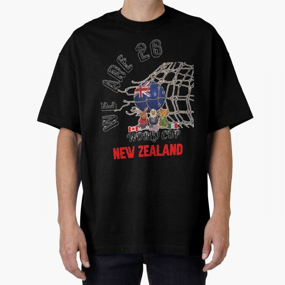 World cup 26 - New Zeland Classic T-Shirt Celebrate Classic Football Spirit in Global Football Passion for FIFA World Cup 2026 Group Stage, Connected to Messi, Neymar and Mbappe, Argentina and Brazil, Global Supporter Spirit, Legendary Goals,