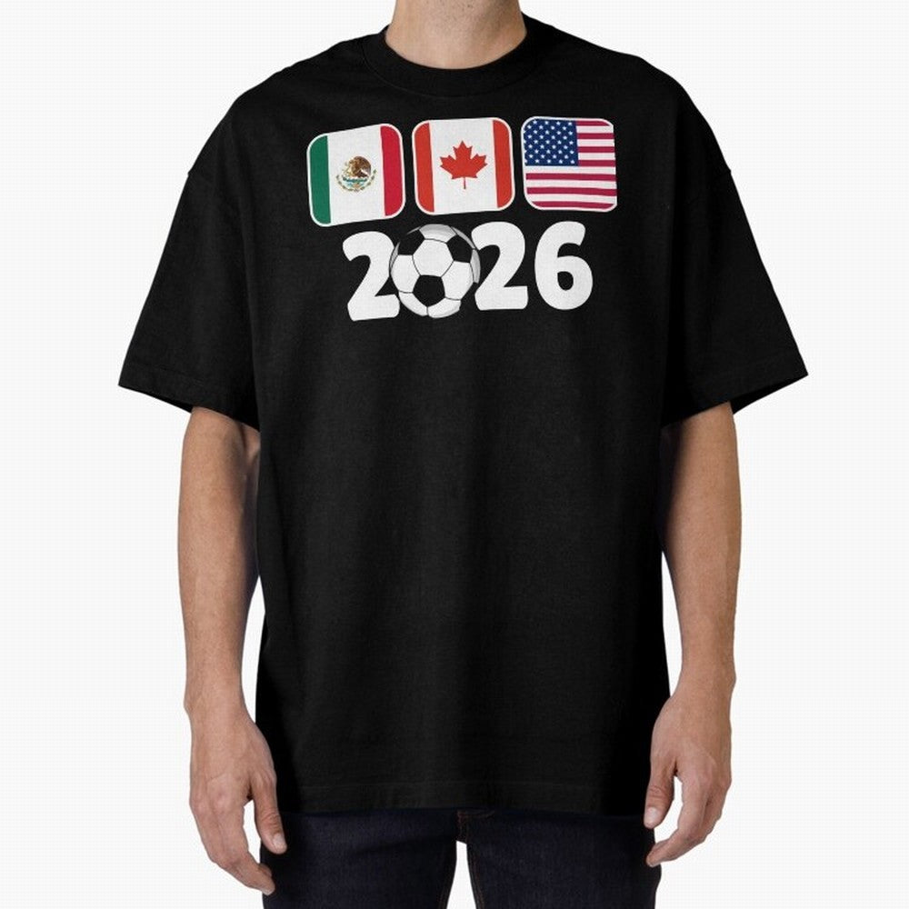 2026 World Cup North America Emblem Retro Classic T-Shirt Show Up for the Glory of Global Football Passion for FIFA World Cup 2026 Group Stage, Built around CR7, Portugal, Retro Football Energy, Iconic Rivalries, Trophy Chase Drama and Stadium