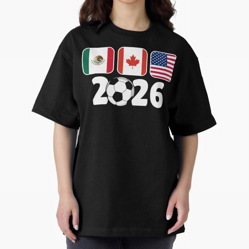 2026 World Cup North America Emblem Retro Classic T-Shirt Show Up for the Glory of Global Football Passion for FIFA World Cup 2026 Group Stage, Built around CR7, Portugal, Retro Football Energy, Iconic Rivalries, Trophy Chase Drama and Stadium