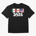 2026 World Cup North America Emblem Retro Classic T-Shirt Show Up for the Glory of Global Football Passion for FIFA World Cup 2026 Group Stage, Built around CR7, Portugal, Retro Football Energy, Iconic Rivalries, Trophy Chase Drama and Stadium