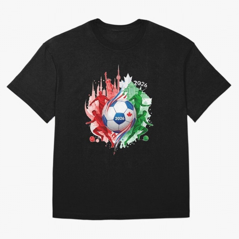 Internation Unity 2026 Classic T-Shirt Celebrate Fan Culture around FIFA World Cup 2026 for Fans of Messi and Argentina, Bringing Championship Spirit, Famous Goals, Roaring Crowds and International Football Unity; Perfect for Fans, Collectors,