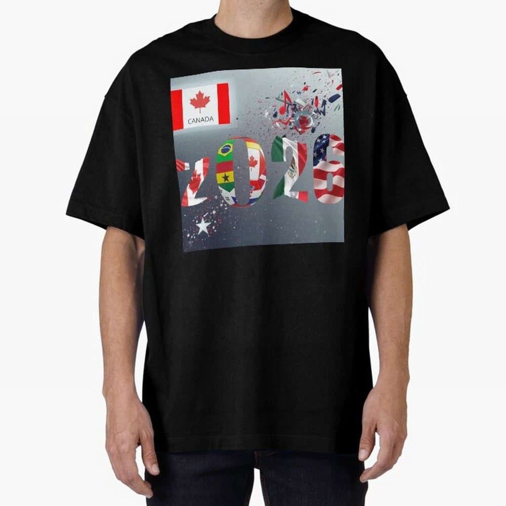 World Cup 2026 Classic T-Shirt Make Memories around FIFA World Cup 2026 Group Stage for Fans of Messi and Cristiano Ronaldo and Argentina, France and Brazil, Bringing Football Festival Excitement, Trophy Ambitions, Country Rivalries and Star Player