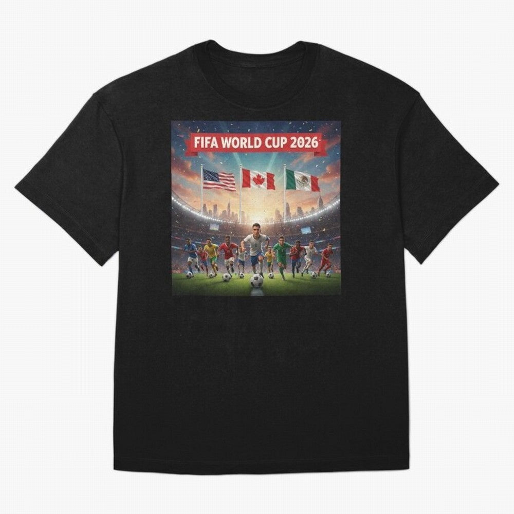 ? Global Football 2026 ¨C USA Canada Mexico #football 2026 Classic T-Shirt Wear the Spirit of FIFA World Cup 2026 Capturing Neymar, Haaland and Cristiano Ronaldo, Portugal, Spain and Germany Energy, Vintage Soccer Flavor, Modern Football Stars,