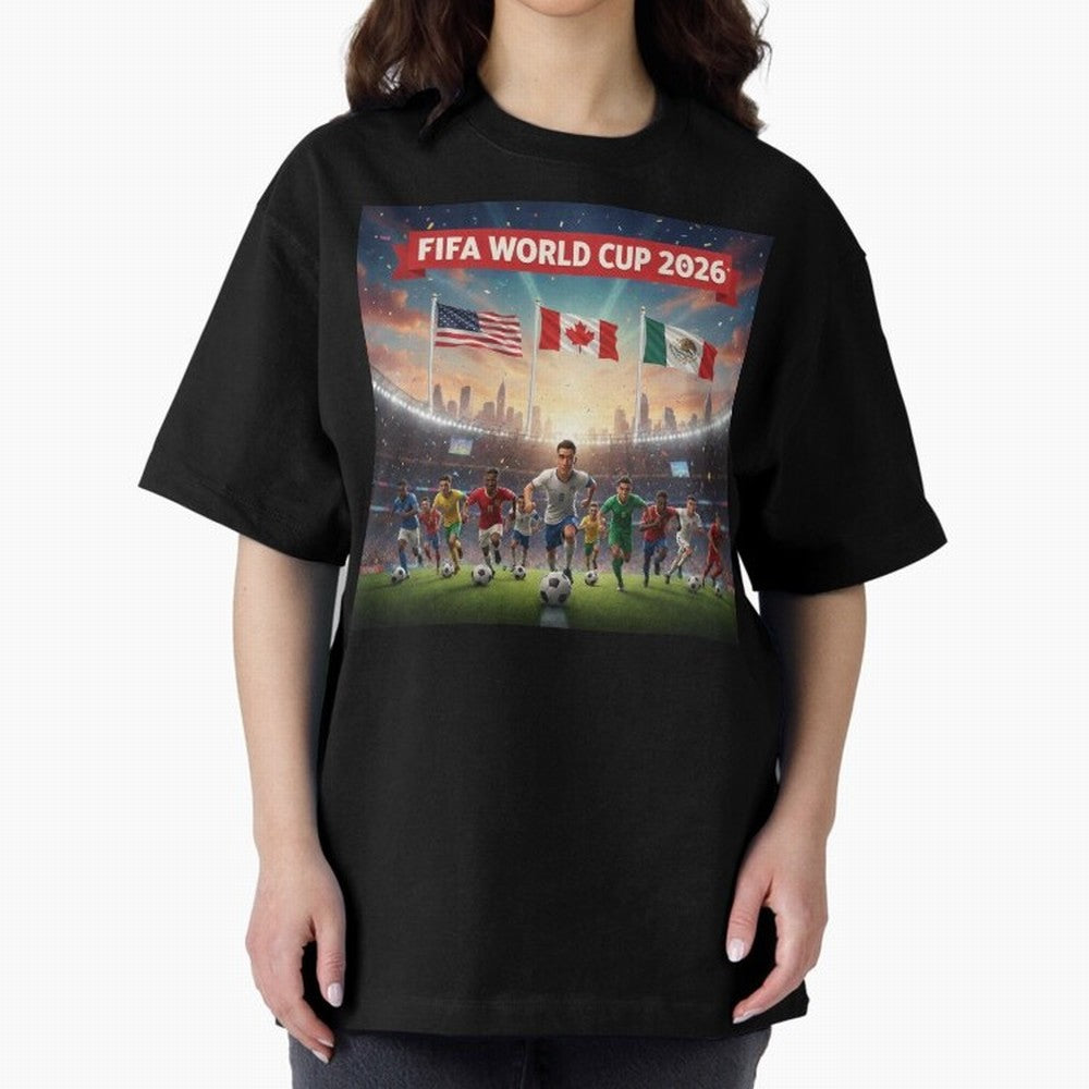 ? Global Football 2026 ¨C USA Canada Mexico #football 2026 Classic T-Shirt Wear the Spirit of FIFA World Cup 2026 Capturing Neymar, Haaland and Cristiano Ronaldo, Portugal, Spain and Germany Energy, Vintage Soccer Flavor, Modern Football Stars,