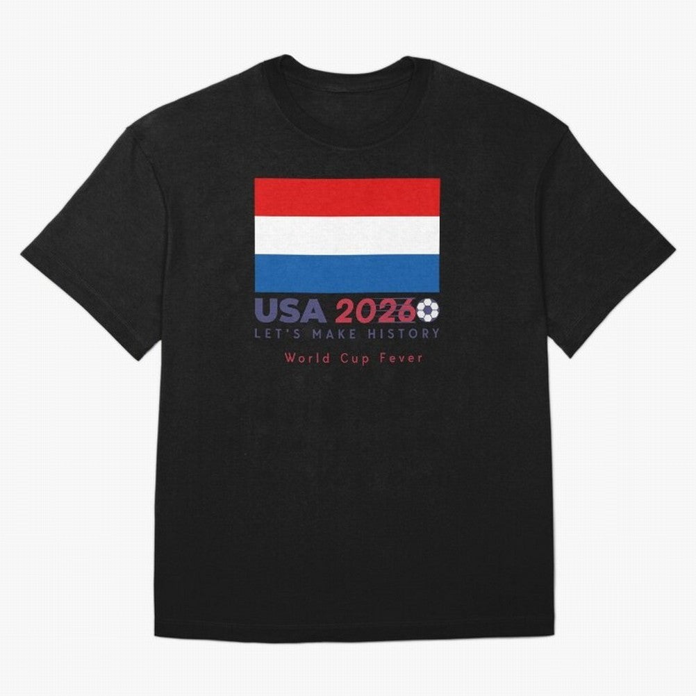 USA 2026 World Cup Americas football. Classic T-Shirt Celebrate Football Heritage in FIFA World Cup 2026 USA Canada Mexico for Fans of Neymar and Netherlands, Bringing Stadium Memories, Football Loyalty, International Chants and Championship