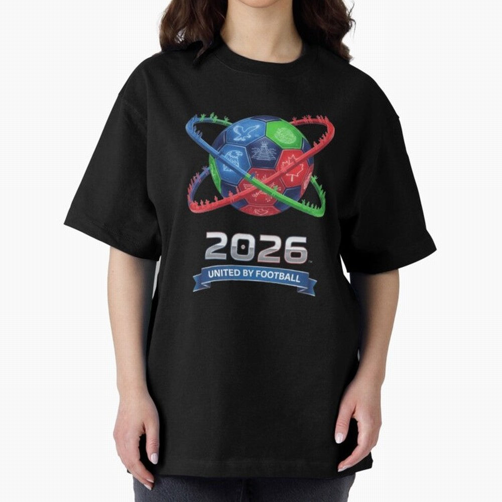 United by Football 2026 Global Connectivity Logo Classic T-Shirt Celebrate National Team Dreams in the FIFA World Cup 2026 USA Canada Mexico Journey through Neymar, Haaland and Cristiano Ronaldo Highlights, Argentina Pride, Football Passion,