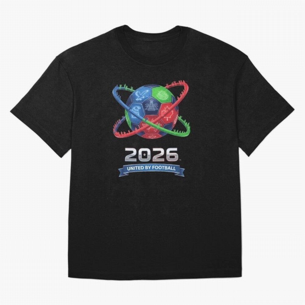 United by Football 2026 Global Connectivity Logo Classic T-Shirt Celebrate National Team Dreams in the FIFA World Cup 2026 USA Canada Mexico Journey through Neymar, Haaland and Cristiano Ronaldo Highlights, Argentina Pride, Football Passion,