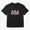 Glitched United 2026 Cup - North America Emblem Part 2 T-Shirt_82924673 Classic T-Shirt Celebrate the Next Chapter of Global Football Passion for FIFA World Cup 2026, with CR7, Germany, Stadium Memories, Football Loyalty, International Chants and