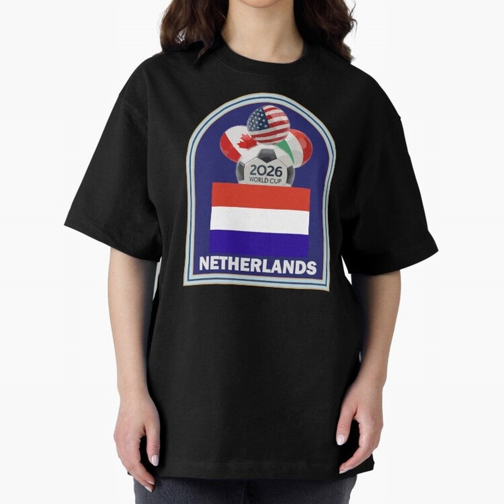 Netherlands 2026 Soccer T-shirt Classic T-Shirt Honor Champions and Dreams in FIFA World Cup 2026 Group Stage for Fans of Messi, Neymar and Mbappe and England, Bringing Classic Soccer Heritage, Championship Pressure, Fan Loyalty and International