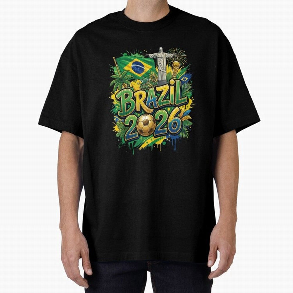 Brazil World Cup 2026 Football Legacy Classic T-Shirt Show Match Day Excitement for FIFA World Cup 2026 Group Stage Spirit, Made for France and Portugal, Messi, Stadium Chants, National Pride, Trophy Dreams and Unforgettable Football Memories;