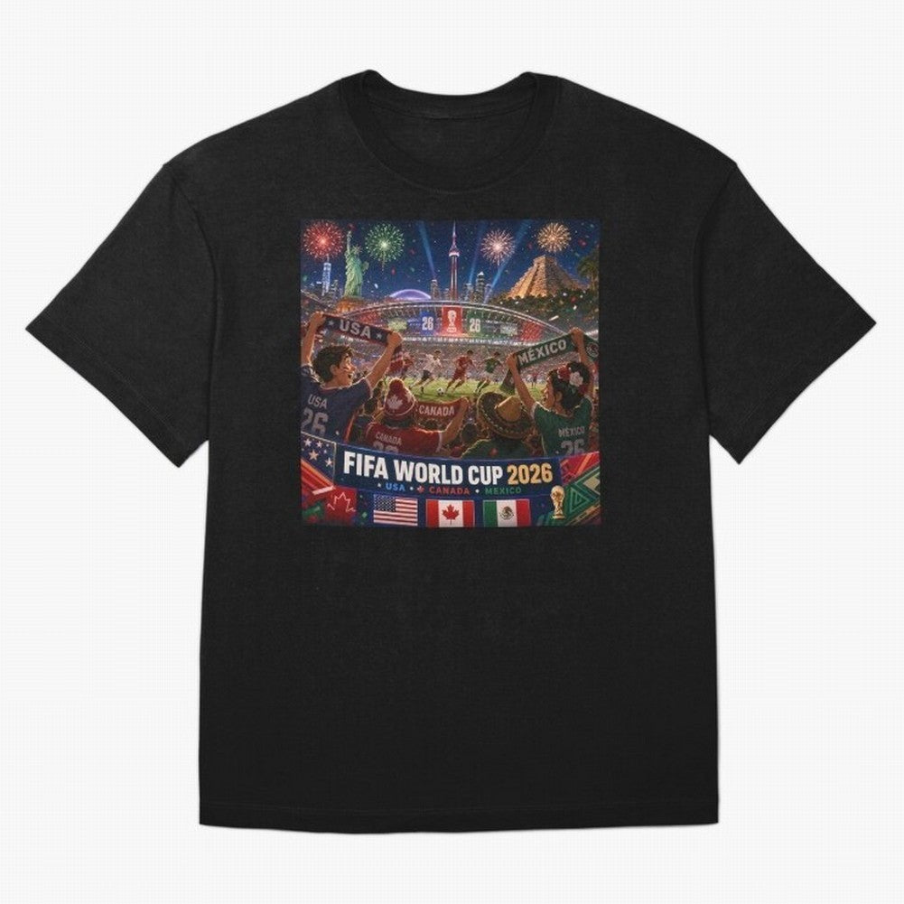 ? One Ball Three Nations 2026 #football 2026 Classic T-Shirt Bring Home Match Day Hype around FIFA World Cup 2026 USA Canada Mexico, Cristiano Ronaldo, Haaland and CR7, Brazil, Retro Football Energy, Iconic Rivalries, Trophy Chase Drama and Stadium