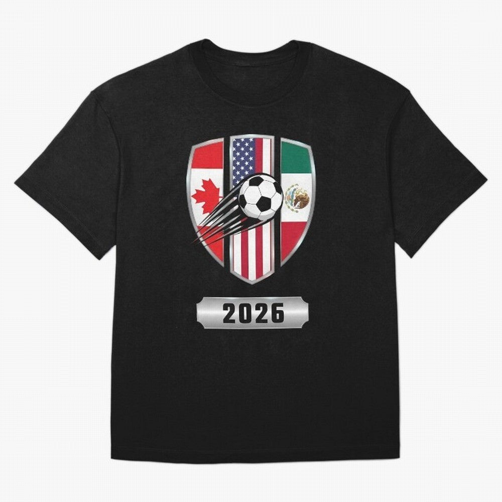 North United America Shield 2026 Cup Classic T-Shirt Support the Legends of Match Day Hype around FIFA World Cup 2026 Group Stage, CR7, Germany, Worldwide Fan Energy, Dramatic Goals, Stadium Lights and Championship Celebrations; Made for Die Hard