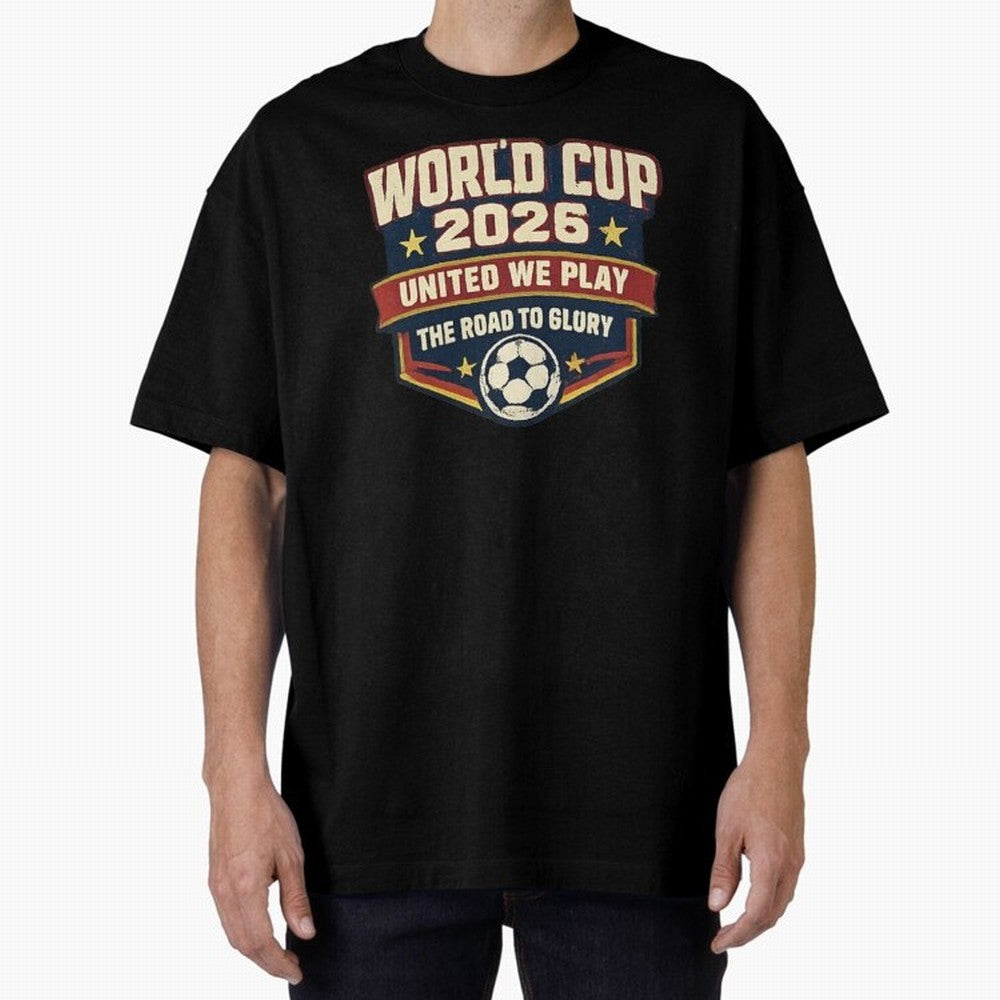 World Cup 2026 United We Play Vintage Soccer Football Fan Design Classic T-Shirt Bring a Vintage Feel to the FIFA World Cup 2026 USA Canada Mexico Journey through Messi and Cristiano Ronaldo Highlights, Portugal Pride, Sports Nostalgia,