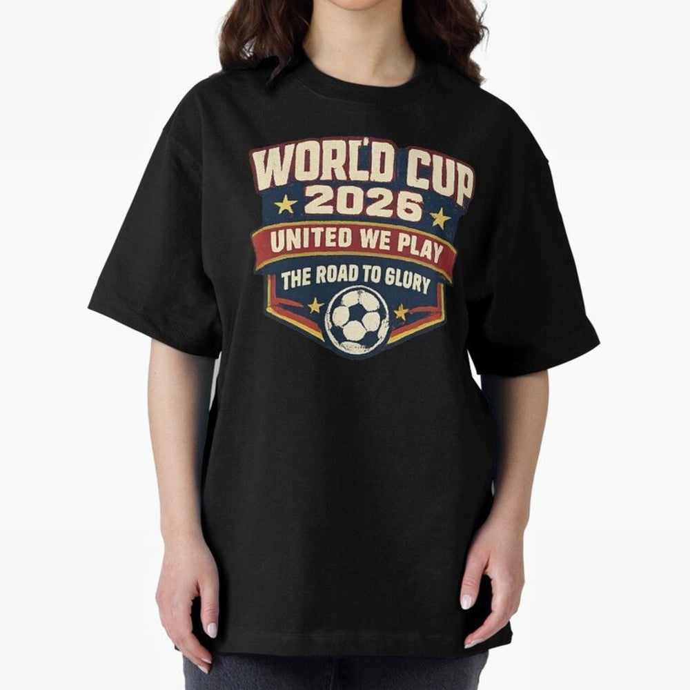 World Cup 2026 United We Play Vintage Soccer Football Fan Design Classic T-Shirt Bring a Vintage Feel to the FIFA World Cup 2026 USA Canada Mexico Journey through Messi and Cristiano Ronaldo Highlights, Portugal Pride, Sports Nostalgia,