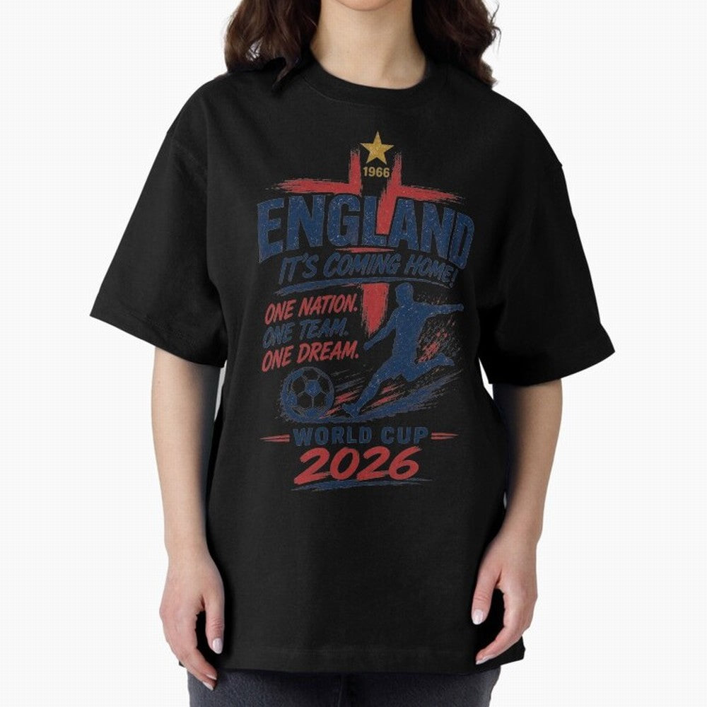 England Fan Art for World Cup 2026 Classic T-Shirt Bring World Football Passion into FIFA World Cup 2026 for Fans of Haaland and Argentina, France and Brazil, Bringing Sports Nostalgia, International Competition, Famous Players and Unforgettable
