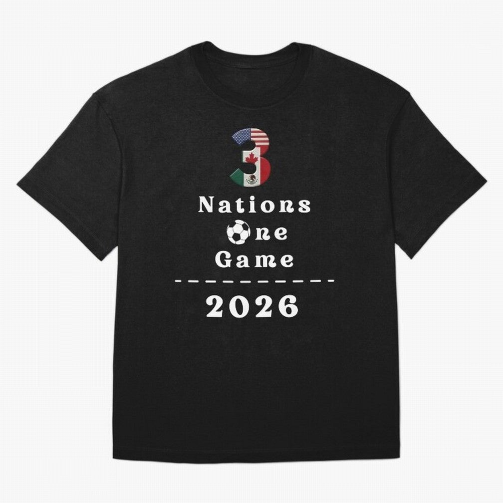World Cup 2026 Host Nations Classic T-Shirt Represent Fans Who Live for the FIFA World Cup 2026 USA Canada Mexico Journey through CR7 Highlights, France Pride, Football History, Final Match Energy, Crowd Noise and Once in a Lifetime Moments; Made