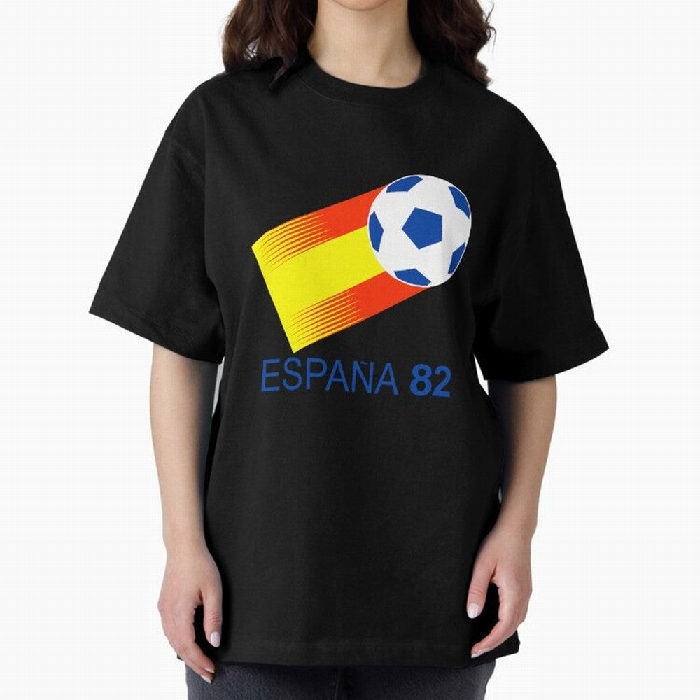 Spain Espana 82 World Cup Soccer 80s Classic T-Shirt Follow the Final Road of Global Football Passion for FIFA World Cup 2026 Group Stage, Built around Haaland, Brazil, Vintage Soccer Flavor, Modern Football Stars, National Flags and Final Night
