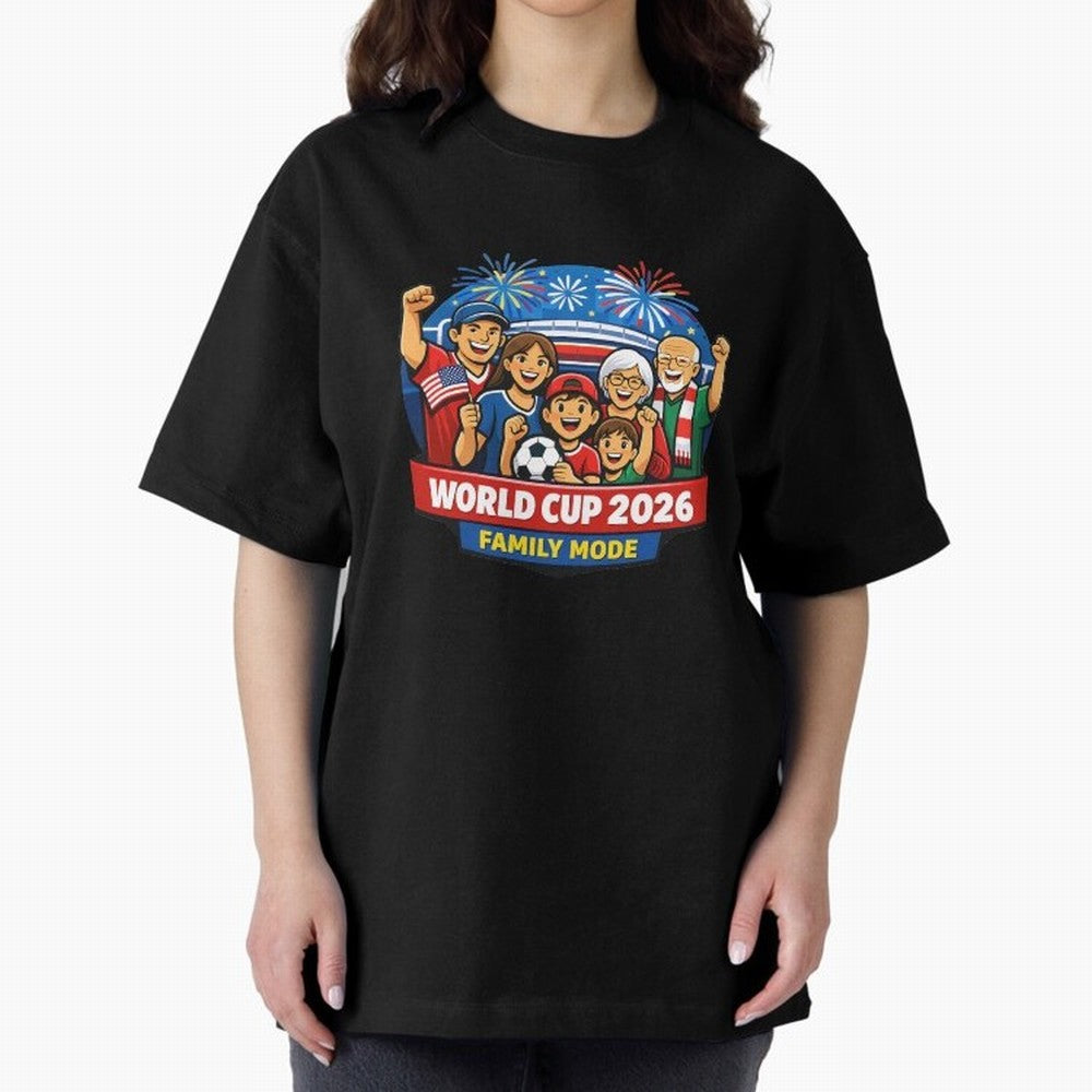 World Cup 2026 Family Mode ¨C Football Fans Celebration Design Classic T-Shirt Bring a Vintage Feel to FIFA World Cup 2026 for Fans of Neymar and Spain, Bringing Football Passion, Legendary Performances, Festival Vibes and Supporter Community;