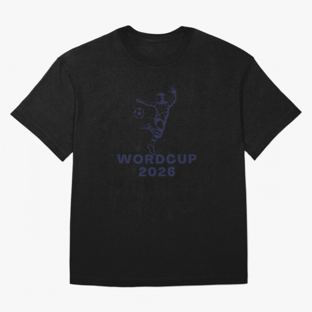 Football Is Life World Cup Fan T-Shirt Classic T-Shirt Remember Iconic Moments from Global Football Passion for FIFA World Cup 2026 USA Canada Mexico, Celebrating Mbappe and Neymar, Portugal, Football Festival Excitement, Trophy Ambitions, Country