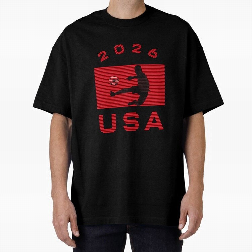 USA Soccer 2026 Player Silhouette Athletic Design Classic T-Shirt Celebrate Fan Favorites in FIFA World Cup 2026 Spirit, Made for Argentina, France and Brazil, Messi, Game Day Rituals, Football Legends, Country Pride and the Road to the Final;