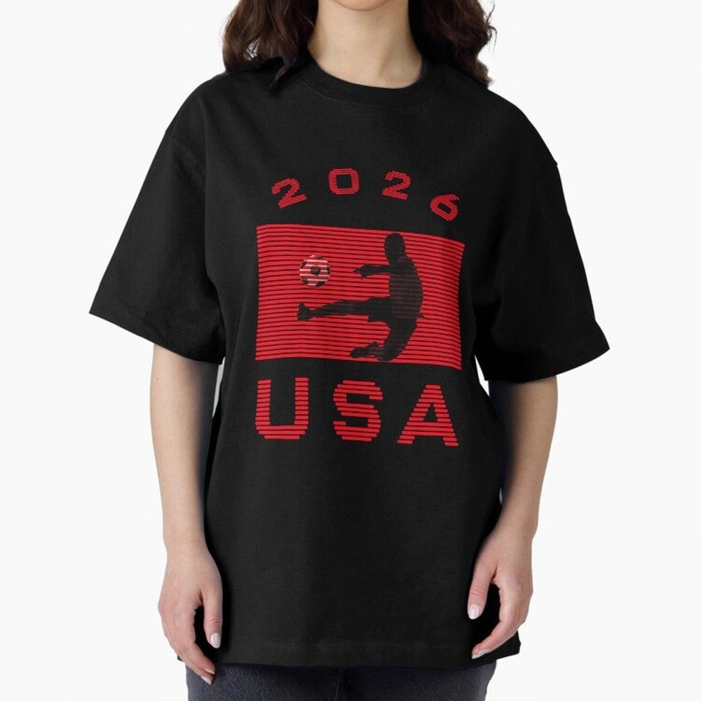 USA Soccer 2026 Player Silhouette Athletic Design Classic T-Shirt Celebrate Fan Favorites in FIFA World Cup 2026 Spirit, Made for Argentina, France and Brazil, Messi, Game Day Rituals, Football Legends, Country Pride and the Road to the Final;