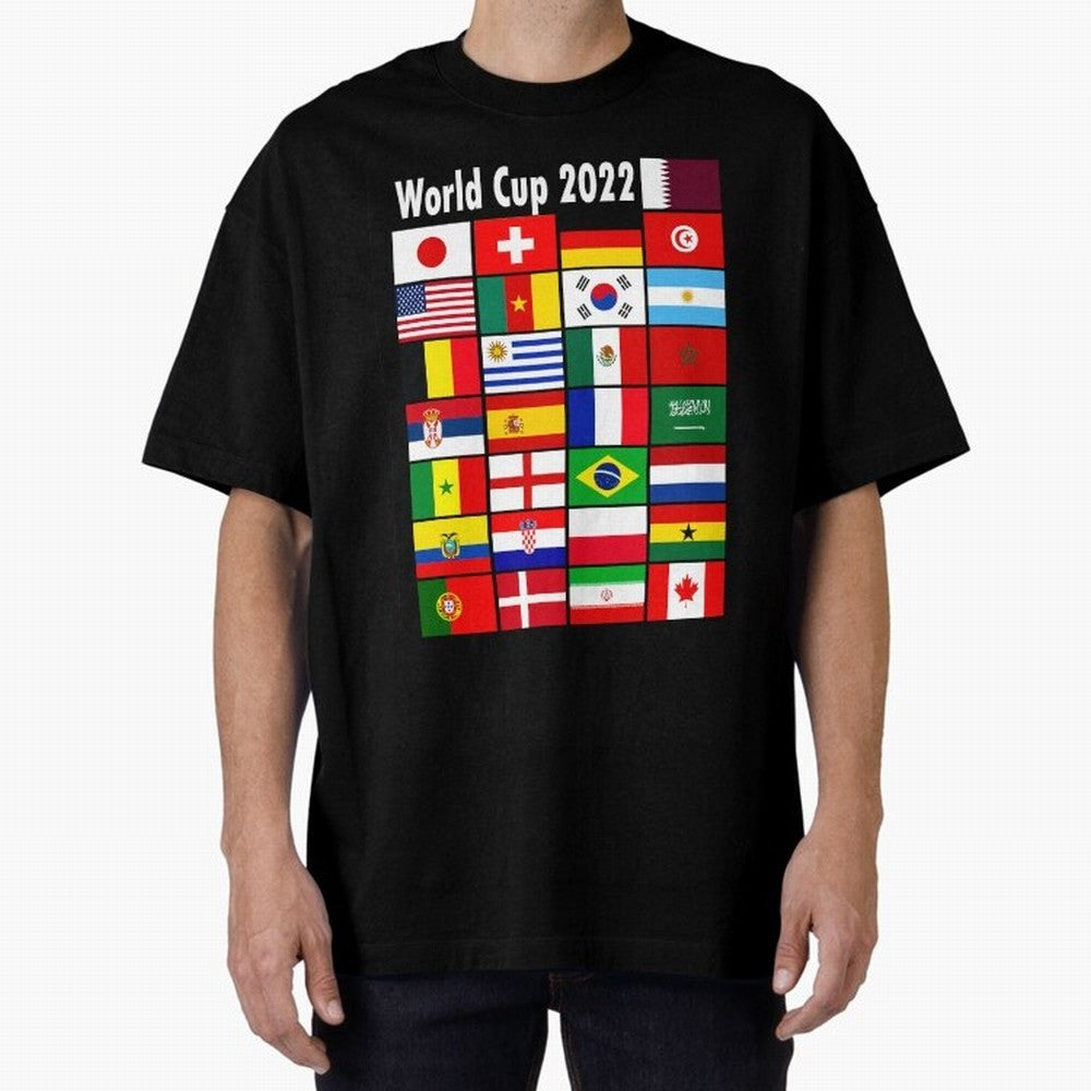 Countries Participating In The World Cup 2022 Qatar Classic T-Shirt Relive Global Football Passion for FIFA World Cup 2026, Celebrating CR7 and Messi, England and Germany, Tournament Hype, Historic Matchups, Family Viewing Parties and Global Sports