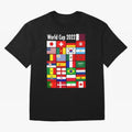 Countries Participating In The World Cup 2022 Qatar Classic T-Shirt Relive Global Football Passion for FIFA World Cup 2026, Celebrating CR7 and Messi, England and Germany, Tournament Hype, Historic Matchups, Family Viewing Parties and Global Sports